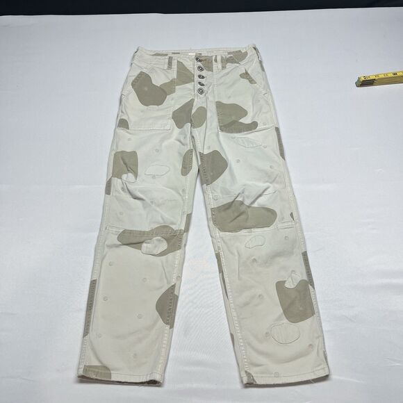 ANTHROPOLOGIE Pants The Wanderer Camo Sz 28 / 6 - Picture 2 of 9